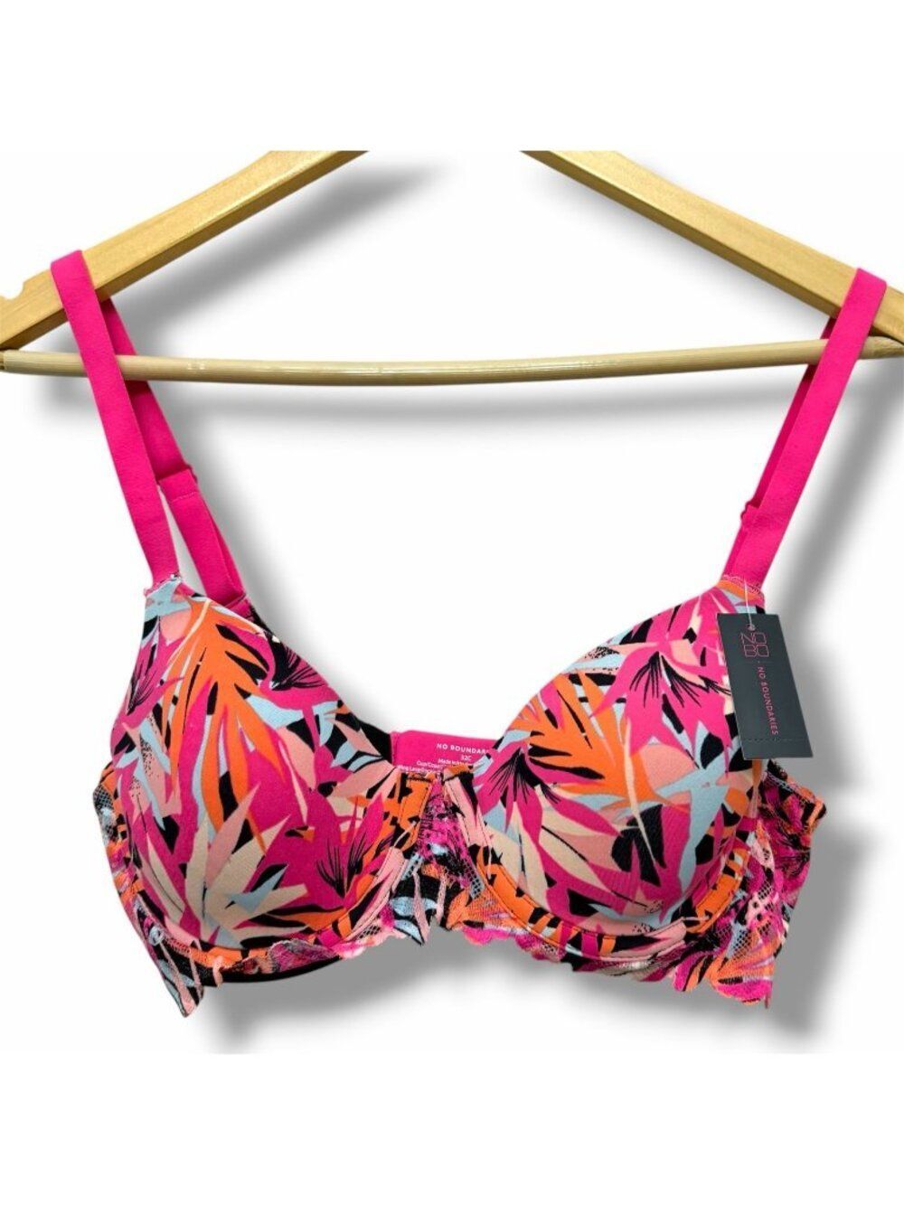 Flex Wire T-Shirt Bra with Stretch Cup 32C